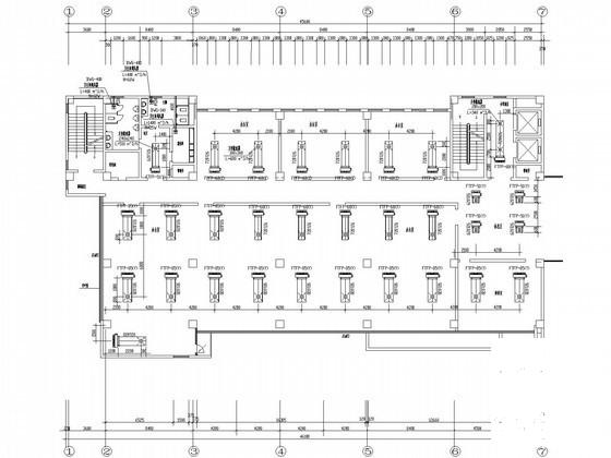 10层办公楼空调通风防排烟系统设计CAD施工图纸（双机头螺杆式冷水机） - 1