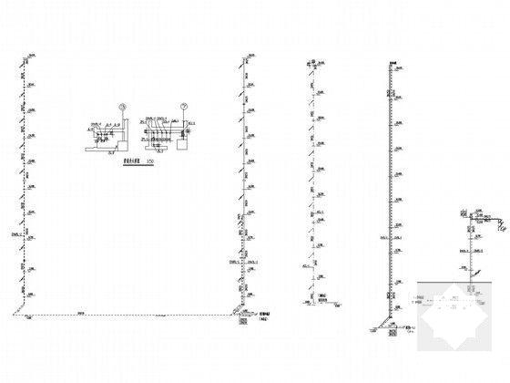 10层办公楼空调通风防排烟系统设计CAD施工图纸（双机头螺杆式冷水机） - 4