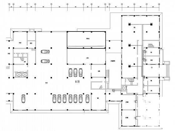 小高层办公楼多联空调系统设计CAD施工图纸（商用空调机） - 2