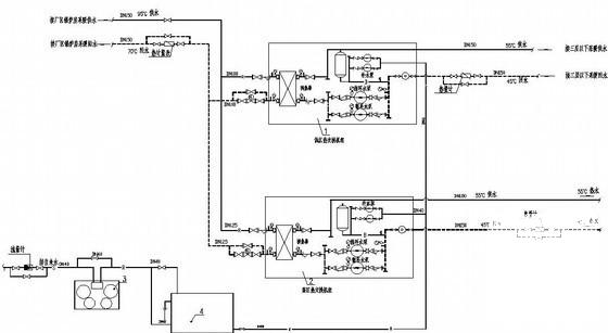 办公综合楼暖通空调设计CAD施工图纸（换热站) - 2