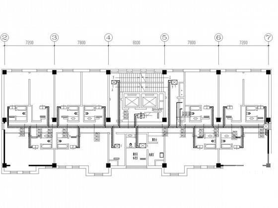 办公楼供热通风空调制冷系统设计CAD施工图纸 - 1