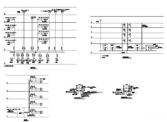5层大厦裙房电气改造CAD施工图纸（二级负荷）(防雷接地系统) - 4