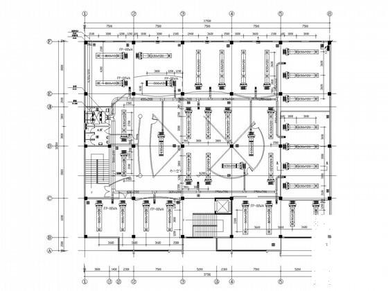 工业园区办公楼中央空调工程系统设计方案设计CAD图纸 - 1