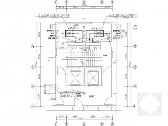 高层住宅楼采暖通风设计CAD施工图纸 - 5