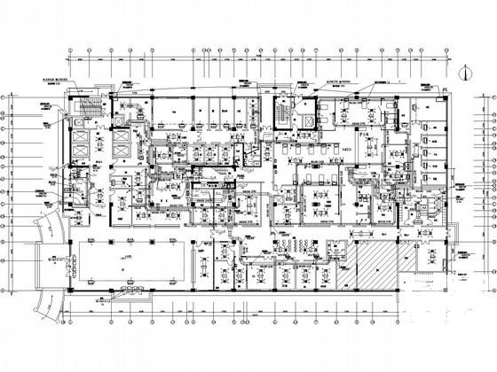 医院外科综合楼暖通空调设计CAD施工图纸(地源热泵) - 1