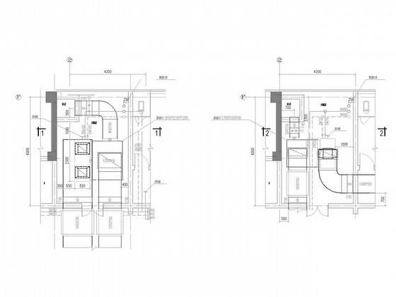 行政后勤办公楼空调及通风排烟系统设计CAD施工图纸（空调机房） - 3