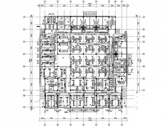 市政工程倒班楼暖通设计CAD施工图纸(节点图多)(系统原理图) - 1
