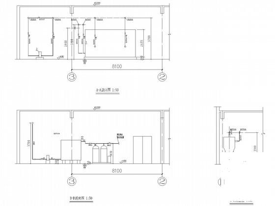 国内建材城暖通空调设计CAD施工图纸(水源热泵) - 3