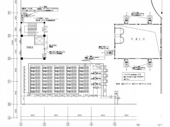 4层商业办公楼空调通风防排烟系统设计CAD施工图纸 - 5
