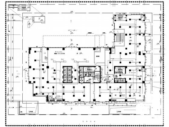 24层科技办公楼空调通风及防排烟系统设计CAD施工图纸（多联机系统） - 2