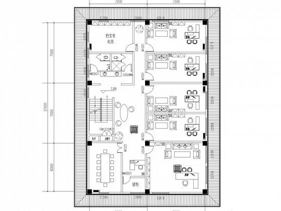 办公楼空调系统设计CAD施工图纸 - 3