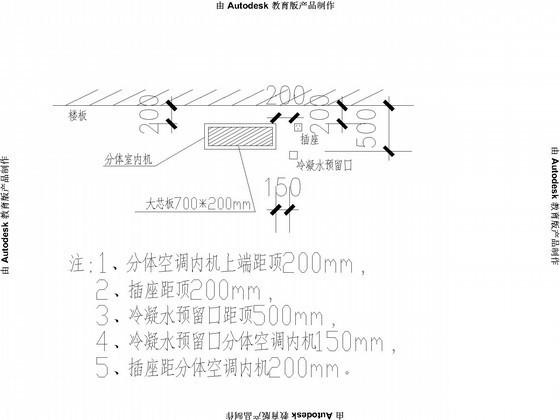 办公楼空调系统设计CAD施工图纸 - 4