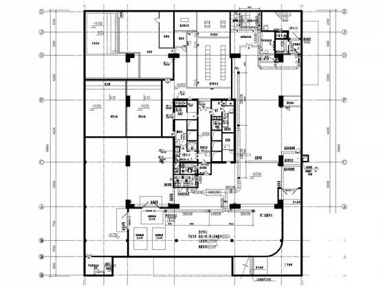 26层商业办公楼空调通风及防排烟系统设计CAD施工图纸（模块化风冷机组含人防设计） - 4