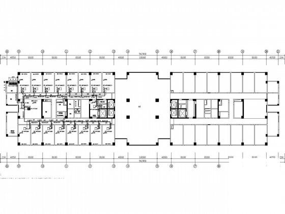 42层办公楼空调通风系统设计CAD施工图纸（多联式空调系统） - 2