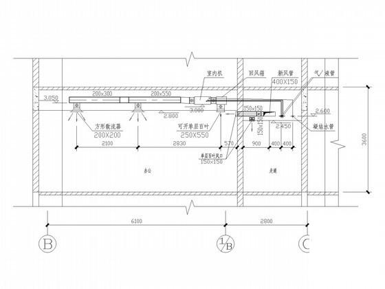 42层办公楼空调通风系统设计CAD施工图纸（多联式空调系统） - 3