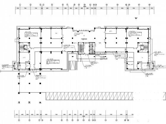 8层高等院校行政办公楼空调通风及防排烟系统设计CAD施工图纸（VRV空调系统） - 2