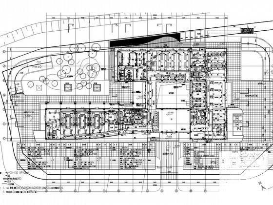 5层办公楼空调通风防排烟系统设计CAD施工图纸（地源热泵系统） - 2