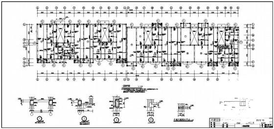 锡林浩特市6层砌体住宅楼结构设计CAD图纸（条形基础） - 2