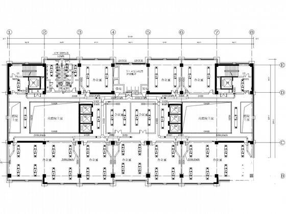 25层办公楼空调通风及防排烟系统设计CAD施工图纸（大院出品采暖设计） - 3