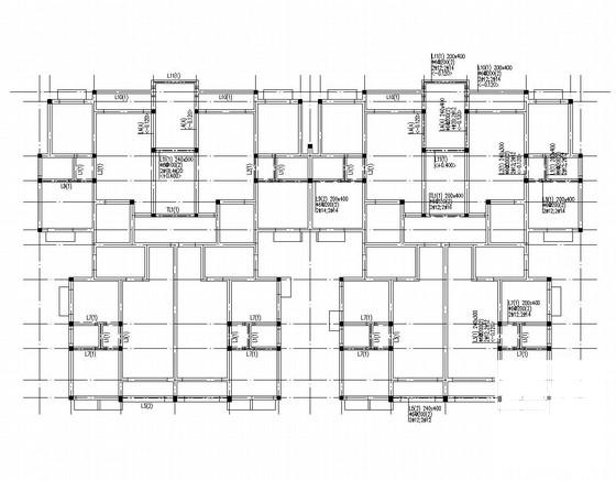 7层砖混、底部框架结构住宅楼结施（建施）(柱平法施工图) - 2