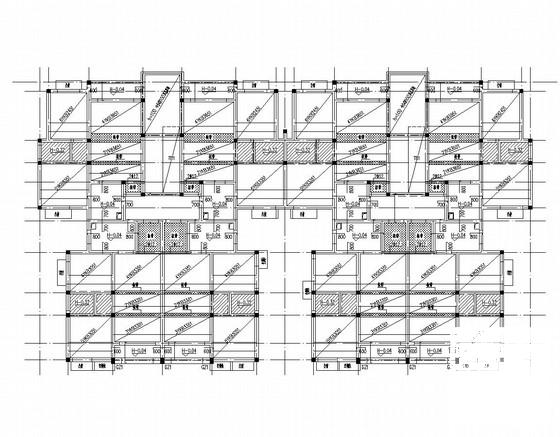 7层砖混、底部框架结构住宅楼结施（建施）(柱平法施工图) - 3