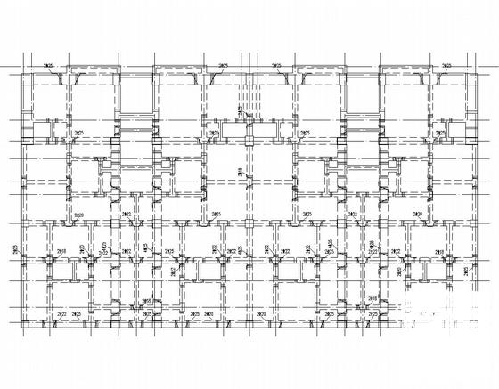 7层砖混、底部框架结构住宅楼结施（建施）(柱平法施工图) - 5