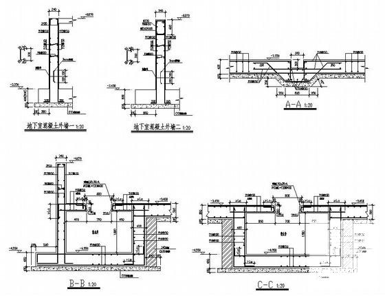 3层门式刚架住宅楼结构设计方案CAD图纸（筏形基础） - 2