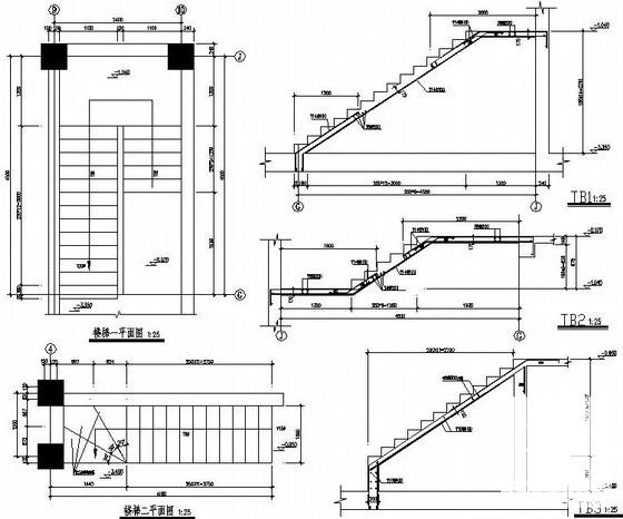 3层门式刚架住宅楼结构设计方案CAD图纸（筏形基础） - 4