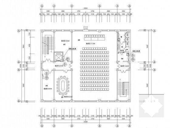 6层办公楼地板辐射采暖及消防给排CAD施工图纸(排水系统设计) - 4