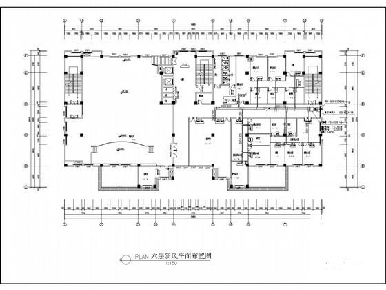 多层办公楼集中空调系统设计CAD施工图纸 - 1