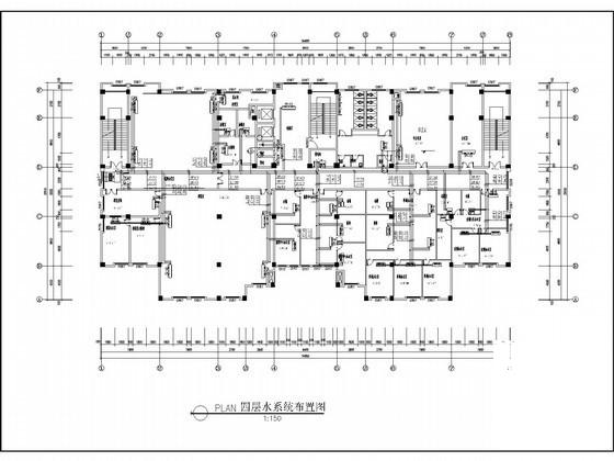 多层办公楼集中空调系统设计CAD施工图纸 - 3