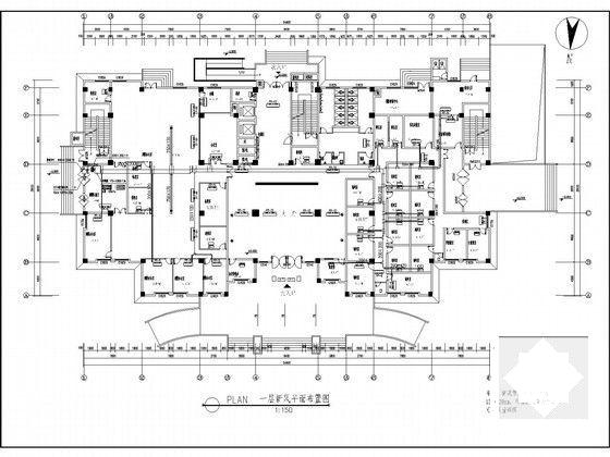 多层办公楼集中空调系统设计CAD施工图纸 - 5