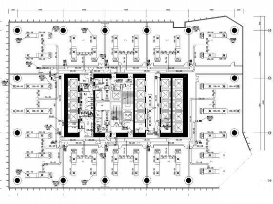 56层商业办公楼空调通风及防排烟系统设计CAD施工图纸(离心式冷水机组) - 1