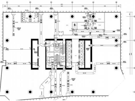 56层商业办公楼空调通风及防排烟系统设计CAD施工图纸(离心式冷水机组) - 3