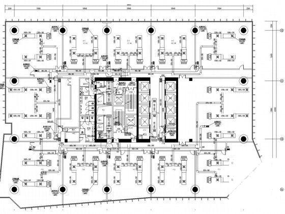 56层商业办公楼空调通风及防排烟系统设计CAD施工图纸(离心式冷水机组) - 4