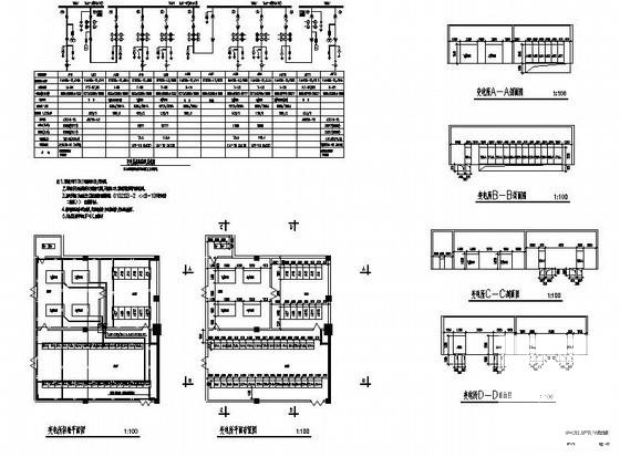 两层会展中心电气CAD施工图纸（一级负荷）(高低压配电系统) - 2