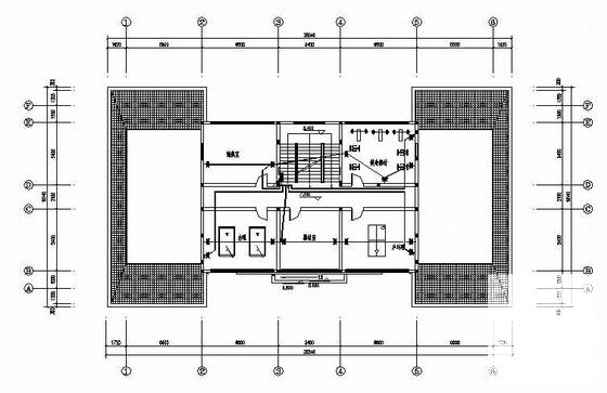 部队3层综合楼电气CAD施工图纸（三级负荷）(钢筋混凝土) - 3