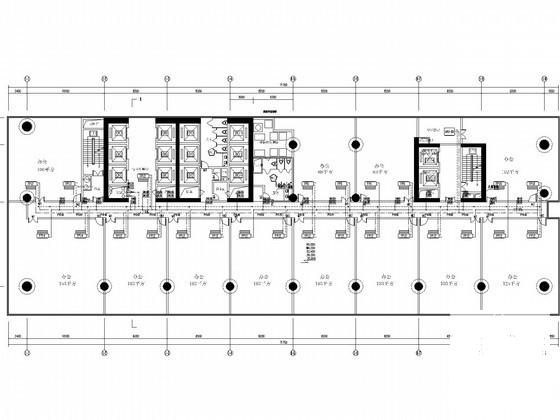 45层办公楼空调通风及防排烟系统设计CAD施工图纸(螺杆式冷水机组) - 2