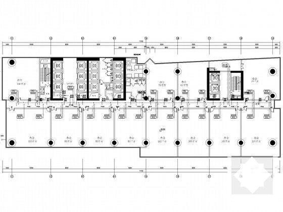 45层办公楼空调通风及防排烟系统设计CAD施工图纸(螺杆式冷水机组) - 5