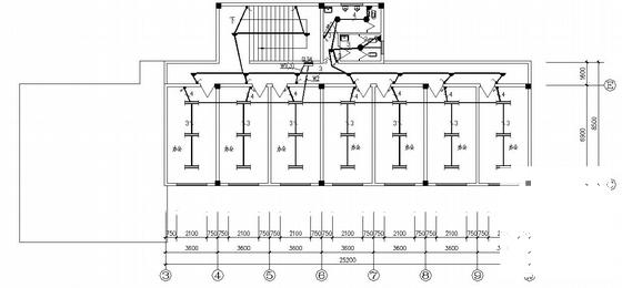 3层公路收费中心电气CAD施工图纸（三类民用建筑）(防雷接地系统) - 3