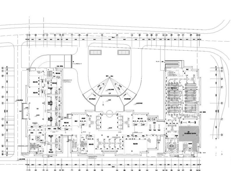 5层防洪监控办公楼空调通风及防排烟系统CAD施工图纸(冷冻机房) - 3