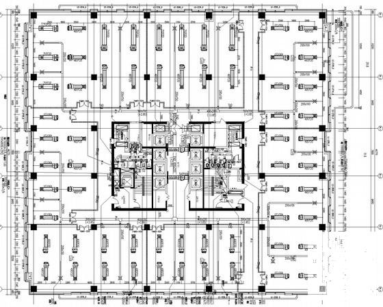 高层商业办公楼空调通风系统设计CAD施工图纸 - 3