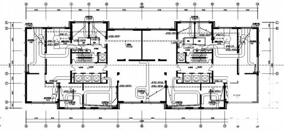 55层钢筋混凝土结构住宅楼小区电气CAD施工图纸(动力配电系统) - 1