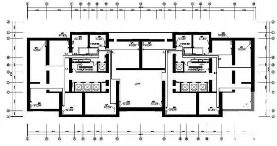 55层钢筋混凝土结构住宅楼小区电气CAD施工图纸(动力配电系统) - 3