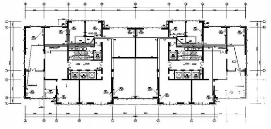 55层钢筋混凝土结构住宅楼小区电气CAD施工图纸(动力配电系统) - 4