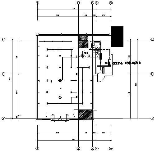 时代广场装修电气设计CAD图纸（二级负荷）(配电系统) - 1