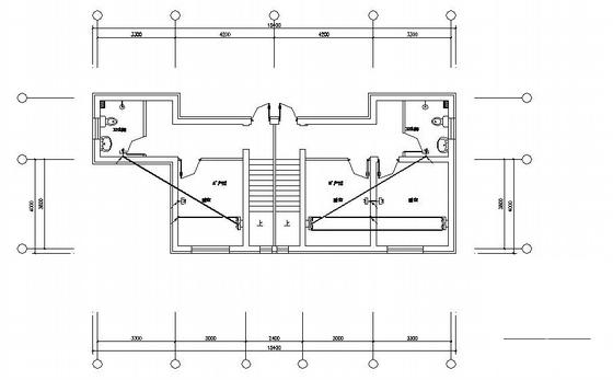 6层住宅楼小区电气设计图纸（三级负荷）(供配电系统) - 2