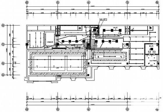 两层钢筋混凝土结构银行电气设计图纸（地下1层）(应急照明系统) - 2
