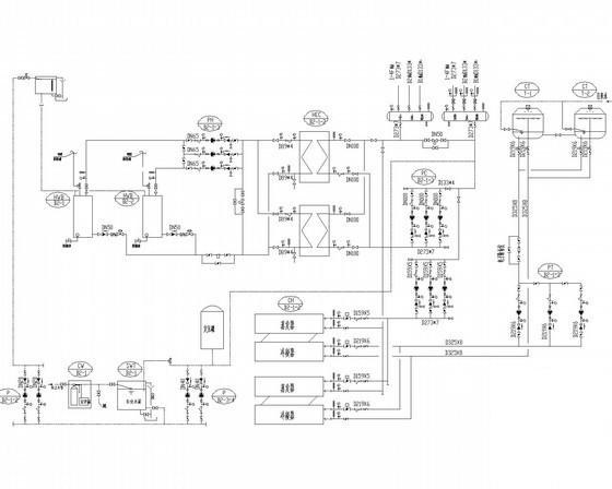 20层商业办公楼通风空调及防排烟系统设计CAD施工图纸 - 3