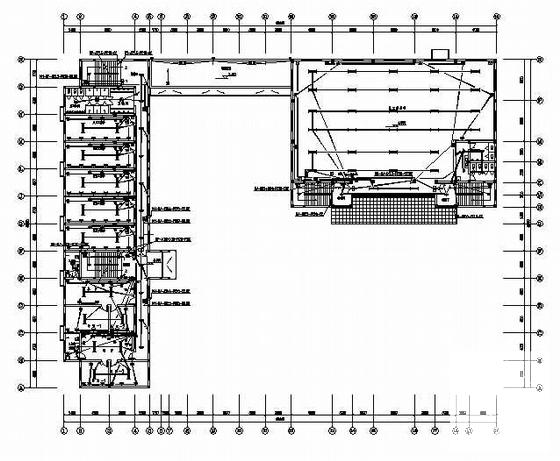 科技公司员工3层砖混结构宿舍楼电气设计CAD图纸(防雷接地系统等) - 2